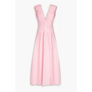Rachel Gilbert - Peta pleated woven maxi dress pink - Size US 4 / AU 1